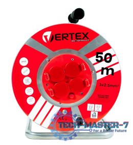 Przedłużacz bębnowy VERTEX PB50METAL