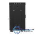 SZAFA INSTALACYJNA RACK STOJĄCA 19" 22U 600X600 CZARNA DRZWI SZKLANE LCD LANBERG (FLAT PACK) V2