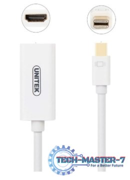 Adapter UNITEK Mini DisplayPort - HDMI Mini DisplayPort - HDMI Y-6331