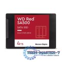 Dysk SSD WD Red 4 TB Red (2.5″ /4 TB /SATA III /560MB/s /520MB/s)
