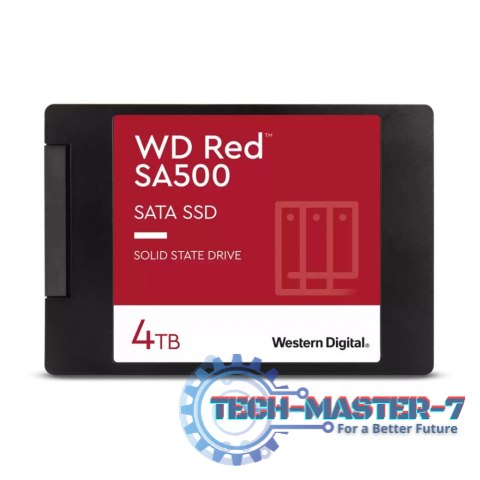 Dysk SSD WD Red 4 TB Red (2.5″ /4 TB /SATA III /560MB/s /520MB/s)