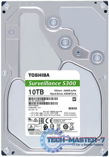 Dysk twardy TOSHIBA S300 10 TB 3.5" HDWT31AUZSVA