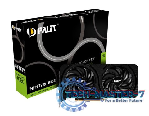 Karta graficzna PALIT GeForce RTX 4060 INFINITY 2 8 GB GDDR6 (NE64060019P1-1070L)