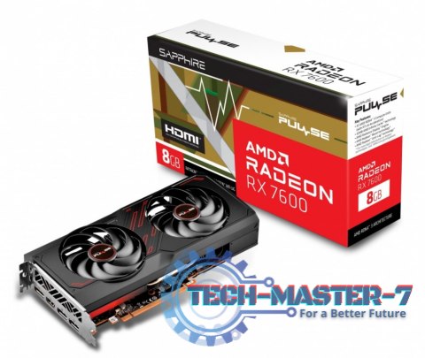 Karta graficzna SAPPHIRE Radeon RX 7600 Gaming OC 8G GDDR6 (11324-01-20G)