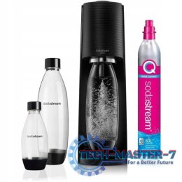 SodaStream Soda Maker Terra Megapack QC czarny 3 butelki (2270214)