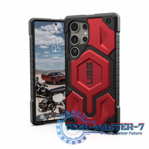 UAG Monarch Pro - obudowa ochronna do Samsung Galaxy S24 Ultra 5G z wbudowanym modułem magnetycznym (crimson)