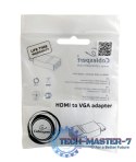 Adapter GEMBIRD HDMI-A (M) - VGA (F) HDMI (wtyk) - VGA (gniazdo) A-HDMI-VGA-001