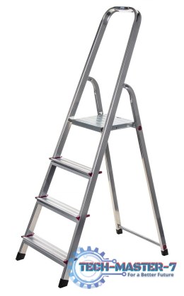 CORDA Drabina domowa aluminiowa 4 stopnie 000705 KRAUSE