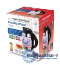 Czajnik ESPERANZA EKK026 (1.7L /2200W /Czarno-srebrno-przezroczysty )