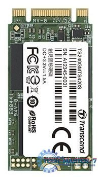 Dysk SSD M.2 TRANSCEND MTS420S 240 GB MTS420S (M.2 2242″ /240 GB /SATA III (6 Gb/s) /560MB/s /500MB/s)
