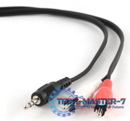 GEMBIRD Jack 3.5 mm - 2xCinch 1.5m 1.5m /s1x MiniJack 3.5 mm (wtyk) 2x RCA (Chinch)