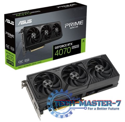 Karta graficzna ASUS GeForce RTX 4070 SUPER PRIME OC 12G GDDRX6 (PRIME-RTX4070S-O12G)