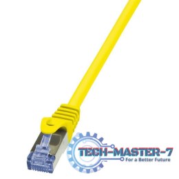 LOGILINK S/FTP Cat.6a 2 m Żółty 2 Patchcord
