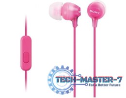 Słuchawki Douszne Na przewodzie SONY MDR-EX15APPI (1.2m /Różowy)