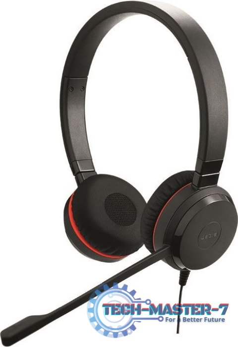 Słuchawki z mikrofonem JABRA Evolve 30 II Czarno-czerwony Słuchawki z mikrofonem JABRA Evolve 30 II Czarno-czerwony