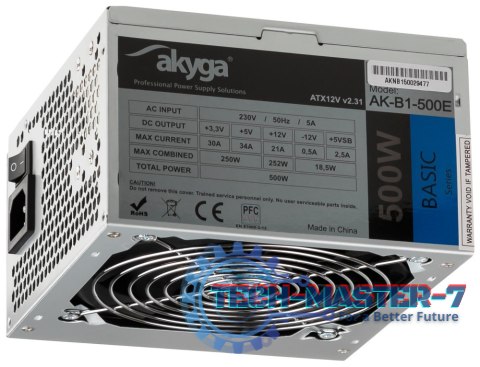 Zasilacz PC AKYGA 500W AK-B1-500E