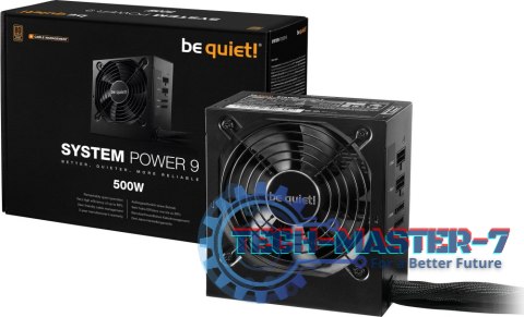 Zasilacz PC BE QUIET! 500W BN301 Zasilacz PC BE QUIET! 500W BN301