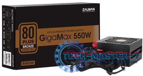 Zasilacz PC ZALMAN 550W ZM550-GVII Zasilacz PC ZALMAN 550W ZM550-GVII