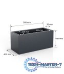 Designerska donica MONUMO LONG Antracyt MONUMO