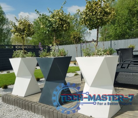 Designerska donica MONUMO VALENCIA Biała MONUMO Designerska donica MONUMO VALENCIA Biała MONUMO