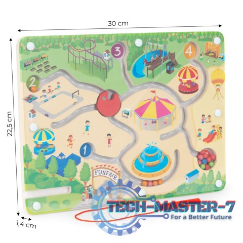 Gra labirynt magnetyczny układanka dla dzieci ECOTOYS ECOTOYS Gra labirynt magnetyczny układanka dla dzieci ECOTOYS ECOTOYS