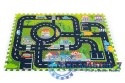 Mata piankowa dla dzieci puzzle miasto ulice drogi IPLAY