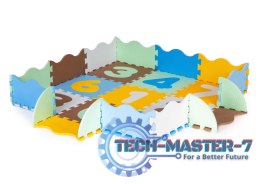 Mata piankowa edukacyjna kojec puzzle podkład dla dzieci IPLAY