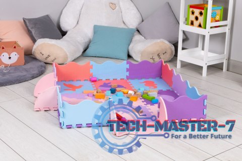 Mata piankowa puzzle kojec podkład do zabawy dla dzieci IPLAY Mata piankowa puzzle kojec podkład do zabawy dla dzieci IPLAY