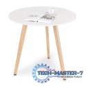 Stół stolik nowoczesny drewniany do salonu kuchni 80 cm ModernHome