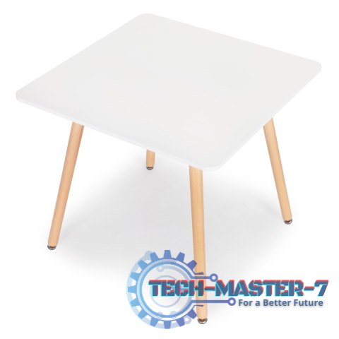 Stolik kuchenny nowoczesny drewniany kwadratowy 80x80 cm ModernHome Stolik kuchenny nowoczesny drewniany kwadratowy 80x80 cm ModernHome