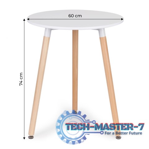 Stolik nowoczesny drewniany do salonu kuchni 60cm ModernHome Stolik nowoczesny drewniany do salonu kuchni 60cm ModernHome