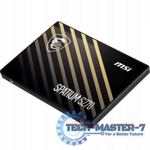 Dysk SSD MSI SPATIUM S270 480GB Spatium (2.5″ /480 GB /SATA /500MB/s /450MB/s) Dysk SSD MSI SPATIUM S270 480GB Spatium (2.5″ /480 GB /SATA /500MB/s /450MB/s)