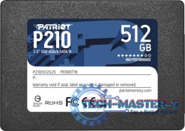 Dysk SSD PATRIOT P210 512 GB P210 (2.5″ /512 GB /SATA III (6 Gb/s) /520MB/s /430MB/s)