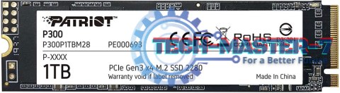 Dysk SSD PATRIOT Viper P300 1 TB Viper (M.2″ /1 TB /PCI Express x4 /2100MB/s /1650MB/s)