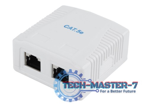 Gniazdo sieciowe CAT5E FTP 2 port