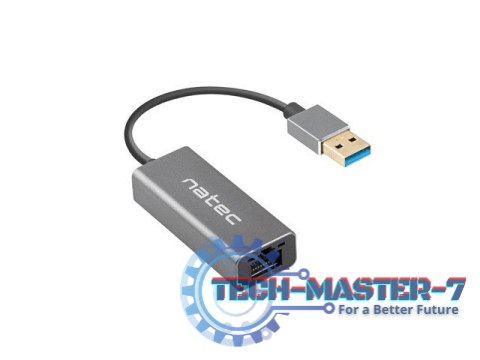 Karta sieciowa przewodowa NATEC Karta sieciowa Cricket USB 3.0 - RJ-45 1Gb na kablu NNC-1924 Karta sieciowa przewodowa NATEC Karta sieciowa Cricket USB 3.0 - RJ-45 1Gb na kablu NNC-1924