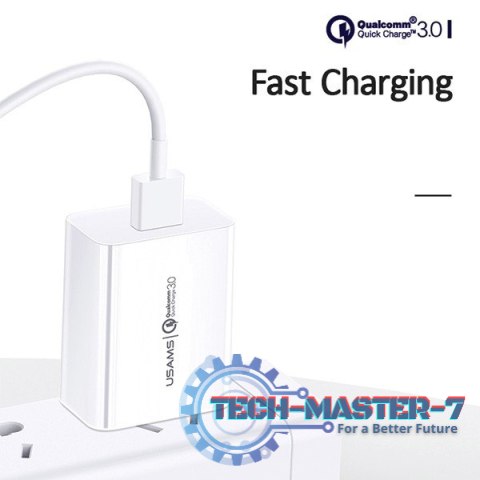 Ładowarka sieciowa USAMS USA000445(1x USB 3.0\3000mA\12V) Ładowarka sieciowa USAMS USA000445(1x USB 3.0\3000mA\12V)