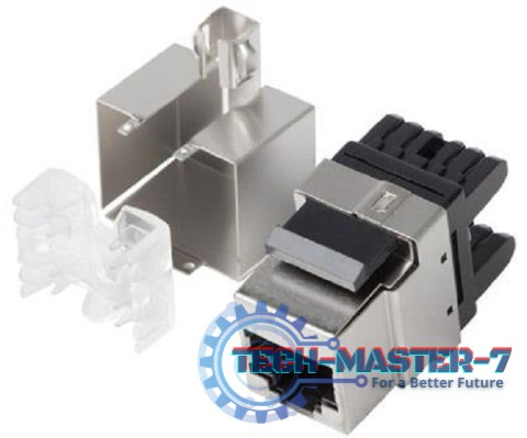 Moduł keystone gniazdo RJ45 - LSA FTP kat.5e 180 stopni do puszki montażowej Moduł keystone gniazdo RJ45 - LSA FTP kat.5e 180 stopni do puszki montażowej