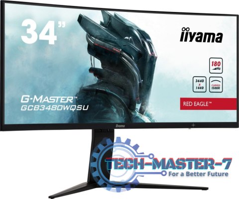 Monitor IIYAMA GCB3480WQSU-B1 (34" /VA /180Hz /3440 x 1440 /Czarny) Monitor IIYAMA GCB3480WQSU-B1 (34" /VA /180Hz /3440 x 1440 /Czarny)