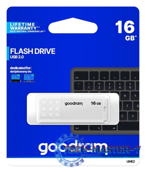 Pendrive (Pamięć USB) GOODRAM (16 GB /USB 2.0 /Biały )