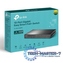 Przełącznik TP-LINK TL-SG1210MPE (1x Combo (RJ-45/SFP) )
