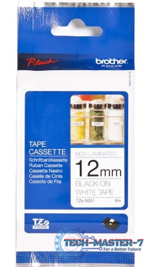 Taśma BROTHER Czarny TZEN231