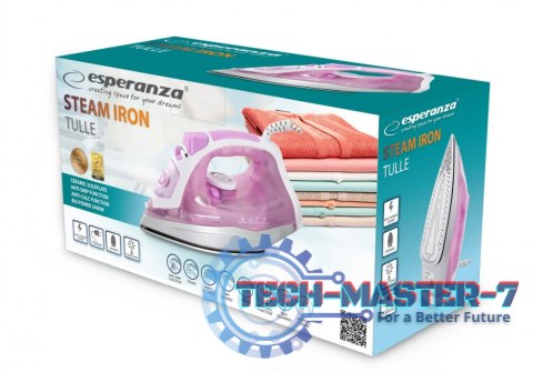Żelazko parowe ESPERANZA EHI004 (2400W /Biało-fioletowy) Żelazko parowe ESPERANZA EHI004 (2400W /Biało-fioletowy)
