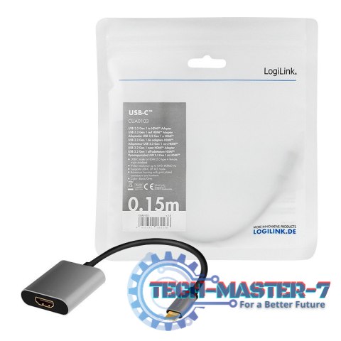 Adapter LOGILINK CUA0103 USB-C - HDMI Adapter LOGILINK CUA0103 USB-C - HDMI