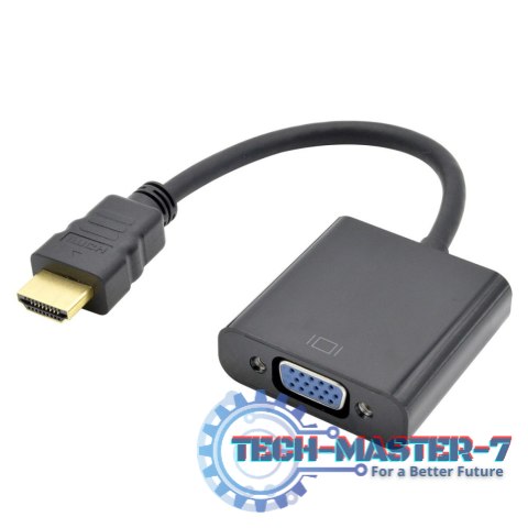 Adapter TB VGA (F) - HDMI (M) HDMI - VGA AKTBXVAHMVGAF15