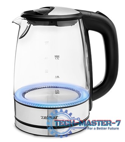 Czajnik ZELMER ZCK8024 (1.7L /2200W /Inox-czarny ) Czajnik ZELMER ZCK8024 (1.7L /2200W /Inox-czarny )