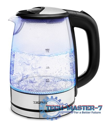 Czajnik ZELMER ZCK8024 (1.7L /2200W /Inox-czarny ) Czajnik ZELMER ZCK8024 (1.7L /2200W /Inox-czarny )
