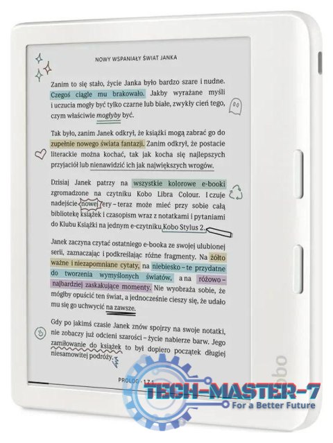 Czytnik e-Book KOBO Libra Colour Biały N428-KU-WH-K-CK (Biały)