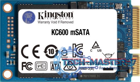 Dysk SSD KINGSTON SKC600MS/512G (mSATA″ /512 GB /SATA III /550MB/s /520MB/s)