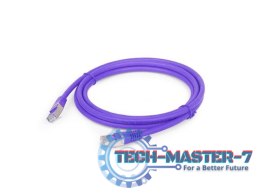 GEMBIRD Cat.6a S/FTP 0.5 m Fioletowy 0.5 Patchcord